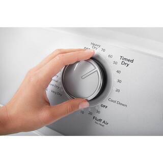 7.0 cu. ft. Electric Dryer, AutoDryTM System, Wrinkle ShieldTM, White