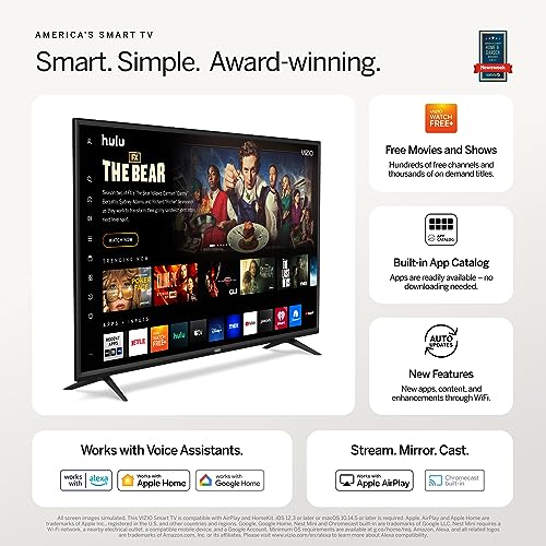VIZIO 40-inch D-Series Full HD 1080p Smart TV with AMD FreeSync